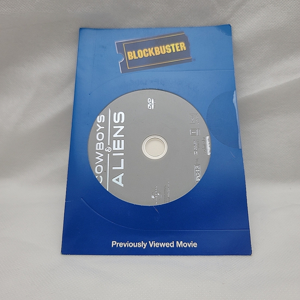 Blockbuster Cowboys & Aliens DVD Movie